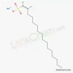 Molecular Structure of 4615-13-8 (Sodium hexadec-1-ene-1-sulphonate)