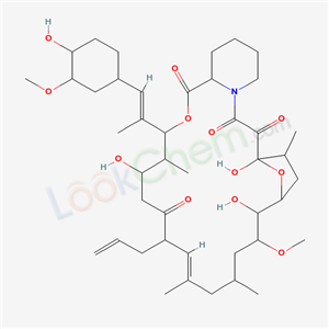 (9E)-5,15,19-trihydroxy-3-[(E)-2-(4-hydroxy-3-methoxycyclohexyl)-1-methylethenyl]-14-methoxy-4,10,12,18-tetramethyl-8-prop-2-en-1-yl-5,6,8,11,12,13,14,15,16,17,18,19,24,25,26,26a-hexadecahydro-3H-16,19-epoxypyrido[2,1-c][1,4]oxazacyclotricosine-1,7,20,21(