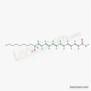 Molecular Structure of 86360-66-9 (14-hydroxydocosahexaenoic acid)