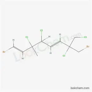 Molecular Structure of 62416-32-4 (1-Bromo-7-(bromomethyl)-3,4,7,8-tetrachloro-3-methylocta-1,5-diene)