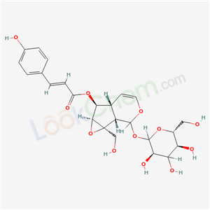 [(1aS)-1a,1bα,2,5aα,6,6aβ-Hexahydro-1aβ-hydroxymethyl-6α-[[(E)-3-(4-hydroxyphenyl)-1-oxo-2-propenyl]oxy]oxireno[4,5]cyclopenta[1,2-c]pyran-2α-yl]β-D-glucopyranoside