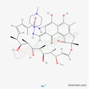 Molecular Structure of 38776-75-9 (RIFAMPICIN)