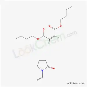 Molecular Structure of 40544-68-1 (2-Butenedioic acid (2Z)-, dibutyl ester, polymer with 1-ethenyl-2-pyrrolidinone)