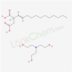 Succinic acid, dodecenyl-, triethanolamine salt (1:1)