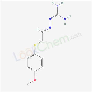 2-[2-(4-methoxyphenyl)sulfanylethylideneamino]guanidine