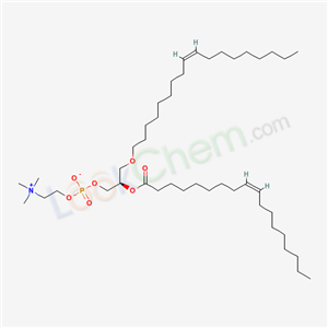 trimethyl-[2-[[(2R)-3-[(Z)-octadec-9-enoxy]-2-[(Z)-octadec-9-enoyl]oxy-propoxy]-oxido-phosphoryl]oxyethyl]azanium
