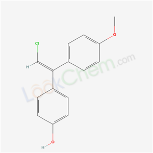 4-[(Z)-2-chloro-1-(4-methoxyphenyl)ethenyl]phenol