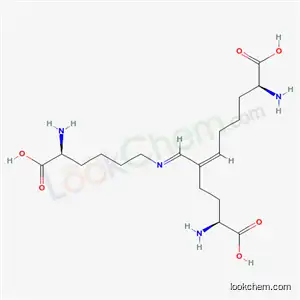 Molecular Structure of 51299-87-7 ((2S,5Z,10S)-2,10-diamino-5-[(E)-{[(5S)-5-amino-5-carboxypentyl]imino}methyl]undec-5-enedioic acid)