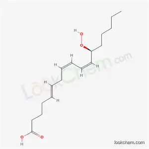 Molecular Structure of 73151-68-5 ((5E,8Z,10Z,12S)-12-hydroperoxyheptadeca-5,8,10-trienoic acid)
