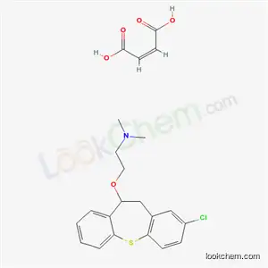 Molecular Structure of 4789-54-2 (2-[(2-chloro-10,11-dihydrodibenzo[b,f]thiepin-10-yl)oxy]-N,N-dimethylethanamine (2Z)-but-2-enedioate)