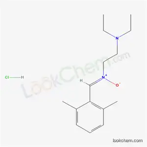 Molecular Structure of 13445-35-7 (2-[(Z)-[(2,6-dimethylphenyl)methylidene](oxido)amino]-N,N-diethylethanamine hydrochloride)