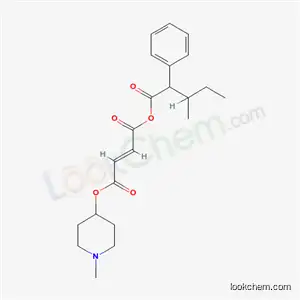 3-Methyl-2-phenylvaleroyl 1-methyl-4-piperidyl fumarate