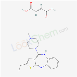 2-Ethyl-4-(4-methyl-1-piperazinyl)-10H-thieno(2,3-b)(1,5)benzodiazepine maleate