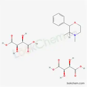 Molecular Structure of 63868-62-2 (Phendimetrazine bitartrate)
