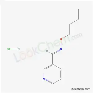 Molecular Structure of 72989-73-2 ((E)-N-butoxy-1-(pyridin-3-yl)methanimine hydrochloride (1:1))