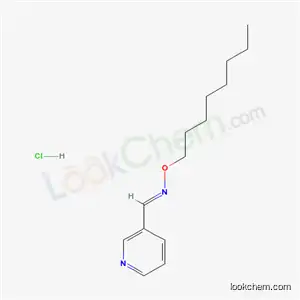 3-Pyridinecarboxaldehyde, O-octyloxime, monohydrochloride