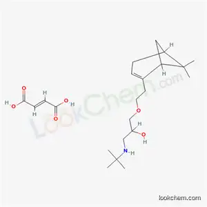 3-t-Butylamino-1-(2-(6,6-dimethylbicyclo(3.1.1)hept-2-en-2-yl)ethoxy)-2-propanol maleate