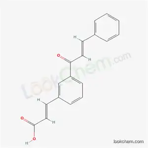 Molecular Structure of 82885-72-1 ((E,E)-3-(3-(1-Oxo-3-phenyl-2-propenyl)phenyl)-2-propenoic acid)