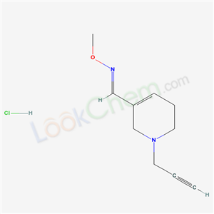 3-PYRIDINECARBOXALDEHYDE,1,2,5,6-TETRAHYDRO-1-(2-PROPYNYL)-,O-METHYLOXIME,HCL,(E)-