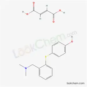 Molecular Structure of 127906-27-8 (2-(3-Hydroxyphenylsulfanyl)-N,N-dimethylbenzylamine hydrogen maleate)