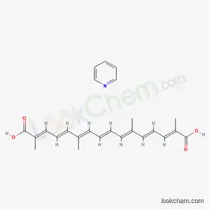 Molecular Structure of 102601-40-1 (crocetin, pyridine salt)