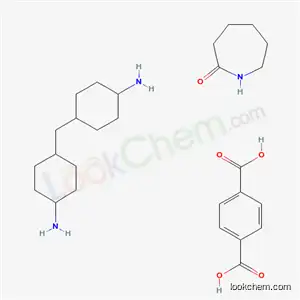 Molecular Structure of 42553-22-0 (4-[(4-aminocyclohexyl)methyl]cyclohexan-1-amine; azepan-2-one; benzene-1,4-dicarboxylic acid)