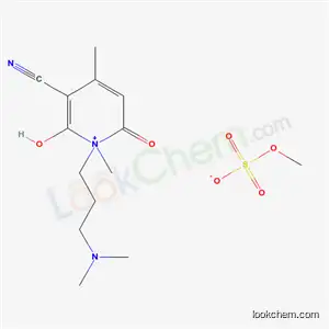 Molecular Structure of 51301-35-0 ([3-cyano-6-hydroxy-4-methyl-2-oxo-(2H)-pyridine-1-propyl](trimethyl)ammonium methyl sulphate)