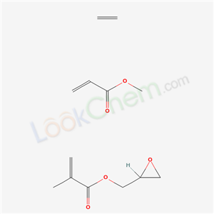 2-Propenoic acid,2-methyl-,esters,oxiranylmethyl ester,polymer with ethene and methyl 2-propenoate                                                                                                      