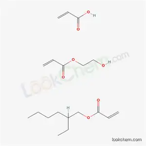 Molecular Structure of 52007-36-0 (2-Ethylhexyl, acrylate beta-hydroxyethyl acrylate, acrylic acid polymer)