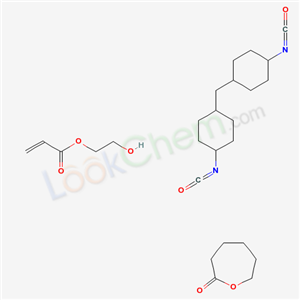 2-Propenoic acid, 2-hydroxyethyl ester, polymer with 1,1-methylenebis(4-isocyanatocyclohexane) and 2-oxepanone