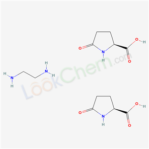 ethane-1,2-diamine; (2S)-5-oxopyrrolidine-2-carboxylic acid