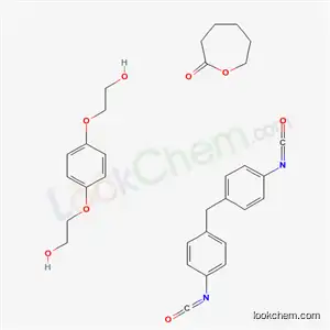 2-[4-(2-Hydroxyethoxy)phenoxy]ethanol;1-isocyanato-4-[(4-isocyanatophenyl)methyl]benzene;oxepan-2-one