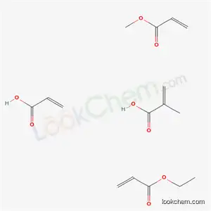 Molecular Structure of 53934-26-2 (Methyl acrylate, ethyl acrylate, methacrylic acid, acrylic acid polymer)
