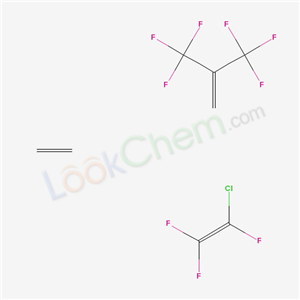 1-chloro-1,2,2-trifluoro-ethene; ethene; 3,3,3-trifluoro-2-(trifluoromethyl)prop-1-ene