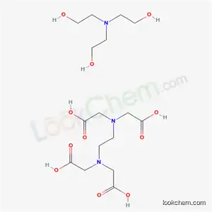 Molecular Structure of 60544-70-9 (tris(2-hydroxyethyl)ammonium trihydrogen ethylenediaminetetraacetate)