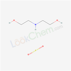 2-(2-hydroxyethylamino)ethanol; sulfur dioxide
