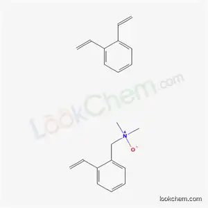 Molecular Structure of 65405-60-9 (Benzenemethanamine, ar-ethenyl-N,N-dimethyl-, N-oxide, polymer withdie thenylbenzene)
