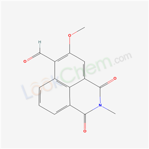 2,3-Dihydro-5-methoxy-2-methyl-1,3-dioxo-1H-benz(de)isoquinoline-6-carbaldehyde
