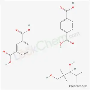 Molecular Structure of 65970-31-2 (isophthalic acid, terephthalic acid, 2,2,4-trimethylpentane-1,3-diol)