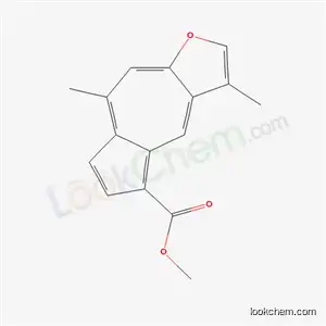 Molecular Structure of 835629-53-3 (methyl 3,8-dimethylazuleno[6,5-b]furan-5-carboxylate)
