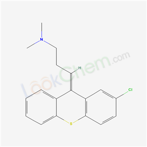 Thioxanthene-.DELTA.9,.gamma.-propylamine, 2-chloro-N,N-dimethyl-, hydrochloride, (E)- cas  2461-06-5