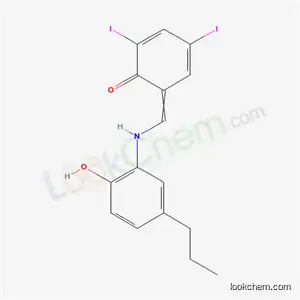 2-{(E)-[(2-hydroxy-5-propylphenyl)imino]methyl}-4,6-diiodophenol