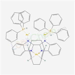 2-(2H-benzoimidazol-2-yl)-2H-benzoimidazole; cycloocta-1,5-diene; gold(+1) cation; rhodium(+3) cation; triphenylphosphanium