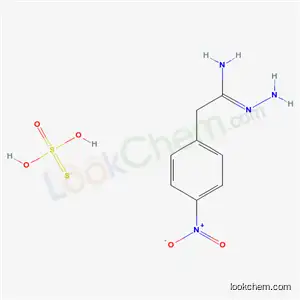 Molecular Structure of 64058-71-5 (sulfurothioic O,O-acid - (1Z)-2-(4-nitrophenyl)ethanehydrazonamide (1:1))