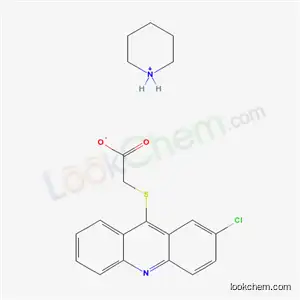 Molecular Structure of 106636-59-3 (piperidinium [(2-chloroacridin-9-yl)sulfanyl]acetate)