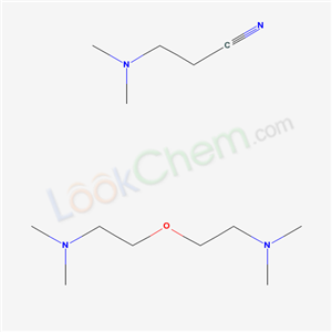 2-(2-dimethylaminoethoxy)-N,N-dimethyl-ethanamine: 3-dimethylaminoprop anenitrile