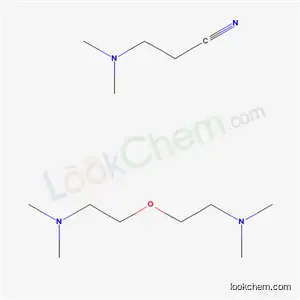 Molecular Structure of 62765-93-9 (2-(2-dimethylaminoethoxy)-N,N-dimethyl-ethanamine: 3-dimethylaminoprop anenitrile)