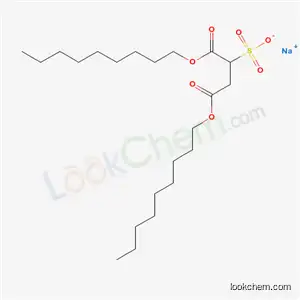 Molecular Structure of 69071-88-1 (Butanedioic acid, sulfo-, 1,4-dinonyl ester, sodium salt)
