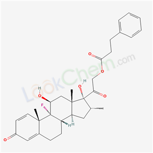 [2-[(8S,9R,10S,11S,13S,14S,16R,17R)-9-fluoro-11,17-dihydroxy-10,13,16-trimethyl-3-oxo-6,7,8,11,12,14,15,16-octahydrocyclopenta[a]phenanthren-17-yl]-2-oxo-ethyl] 3-phenylpropanoate
