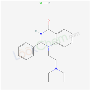 4(1H)-Quinazolinone, 2,3-dihydro-1-(2-(diethylamino)ethyl)-2-phenyl-, hydrochloride